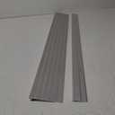 Door Threshold Ramp 1" Rise Door Ramp Aluminum Entry Ramp or Doorways Rated 800 lbs Load Capacity forWheelchair Scooters Power Chairs Walkers Metallic