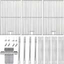 Replacement Parts for Kitchen Aid 720-0745 720-0745B 740-0780 720-0745A 720-0745D, Nexgrill 720-0745A, Parts for Kitchen Aid Grill Accessories, Cooking Grates 13000382A0, Burners & Heat Plates Kit
