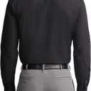 Van Heusen Regular Fit Long Sleeve Dress Shirt BLACK 15.5 Nk 32-33 Sl, M