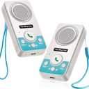 Intercoms Wireless for Home, 2 Way Audio Hands-Free Long Range Wireless Intercom System, 4 Ringtones 8 Volume Levels, Up to 10 Days Standby Intercom Syetem for House, Office, Classroom, White