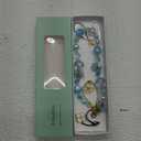 Phone Charm for Women, Anti-Theft Phone Wrist Strap, Hands-Free & Detachable Cellphone Lanyard Chain with Tether Tab (Summer Sky)