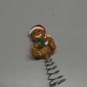 Namalu Mini Christmas Tree Topper Small Gingerbread Man Treetop for Christmas Tree 4 Inch Gingerbread Ornaments Decorative for Home Xmas Wine Bottle Wedding Bridal Shower Holiday Party Decorations