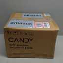 Candy Mattress Vacuum Cleaner, 16Kpa Bed Vacuum Cleaner with UV-C Light, 140F Heat, 4 Level HEPA Filter & Ultrasonic, Versatile Handheld Vacuums for Bed, Sofa, Couch, Crib(Corded, 650W) (Blue)