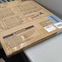 34" Extra Tall Baby Gate for Stairs, Auto Close Stroller Friendly Dog Gate Indoor for Doorways, Pressure Mounted 29"-51" Wide Baby Gate, Easy Walk Through Gate for Children & Pets, White