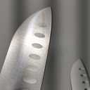 HENCKELS Solution Razor-Sharp 2-pc Knife Set, Santoku Knife 5 Inch, Santoku Knife 7 Inch, German Engineered Informed by 100+ Years of Mastery, Stainless Steel