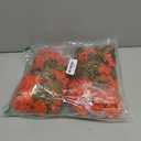 Bougainvillea Artificial Flowers Plants for Outdoors Outside Fall Autumn Decor, 2 pcs Faux Silk Long Trailing Vines UV Resistant Look Real Orange Fake Flowers for Front Door Porch Planter Urn Patio