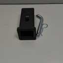 TOPTOW 64028S Trailer Hitch Adapter 2-1/2" to 2" Hitch Reducer Sleeve Carbon Steel, Upgraded, 5/8 inch Pin & Clip Included