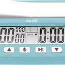 VINJOE Chess Clock Digital Chess Timer Professional for Board Games,Portable Digital Chess Clock & Game Timer with Basic,Bonus,Delay and Positive Time Features Best Gifts for Christmas (Blue)