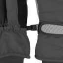 MAGARROW Kids Winter Warm Gloves Windproof Water-Resistant Snow Boys Girls Sport Gloves, X-Small (Fit Kids 4-6 Years), Black & Gray sides