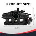 06J133201AS Engine Intake Manifold W/Solenoid Valve, Gaskets & Sensor Compatible with VW Jetta EOS Passat Tiguan GTI CC Beetle Fit for Audi A3 TT Q3 2.0 TSI 06J133201BH 06J133201BD