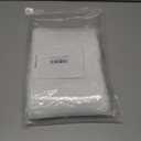 RLECS 100PCS 18cm Disposable White Caps Polypropylene Non Woven Hairnet Elastic Dust Cover Ideal for Food Processing Laboratory Plant Work
