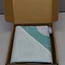 Mahjong Mat 31 * 31 Inch Non-Slip Noise Reduction, American Mahjong Mat for Table with Bag, Waterproof Surface Mah Jongg Mats for Poker, Card, Dominoes, Board & Tile Games Light Green