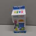 Slushie Cup, DIY Magic Slushy Maker Cups, Portable Slushy Cup for Juices, Milk and Ice Cream Make, Double Layers Silica with Lid & Straw for Kids, Friends, Family (Blue)