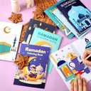 Zhanmai 48 Pcs Eid Mubarak Goodie Bags Fillers Ramadan Coloring Book Bulk Gift Ramadan Star Moon Holiday Activity Religious Mubarak Coloring Book for Activities Party Favors Supplies DIY Craft