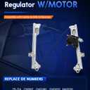 Front Left Driver Side Power Window Regulator w/Motor Assembly 751-724