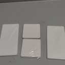 4PCS Water Absorbing Stone Tray for Sink, Fast Drying Stone Sink Tray, Water Absorbent Diatomite Trays, Diatomaceous Coaster, Stones Drying Trays for Bathroom Sinks and Kitchen Counter (White)