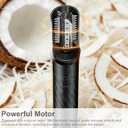 Efficiency Electric Coconut Grater Machine - Handheld with Powerful Motor, Stainless Steel Blades, and Wireless Design for Easy Coconut and Fish Scales Processing