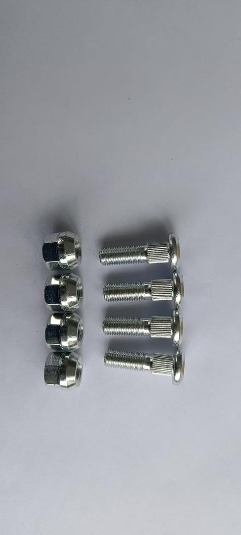 Front Rear Wheel Studs 90103-HA2-003 & Lug Nut Replacement for Honda ATC200 TRX250 TRX300 TRX350 TRX400 TRX450 250X Recon Rancher and TRX500 TRX700 Foreman Quads ATV