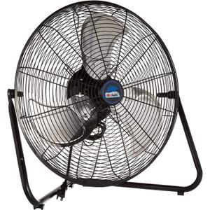 B-Air Firtana 20" High Velocity Electric Garage Floor Fan for Industrial and Home Use with 3-Speeds and Tilt Adjustable Fan Head, SAFF-20, Black