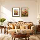 Golden State Art 16x20 Gold Vintage Bamboo Frame for 11x14 Photo,Wood/Glass