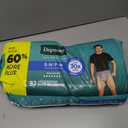 Depend Fresh Protection Adult Diapers, Incontinence Underwear for Men, Disposable, Maximum, Small/Medium, Grey, 32 Count