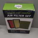 Capume 2PCS Cabin Engine Air Filter Kits Fits for CR V CRV CR-V 2.4L 2018-2019, Replacement for CF11182, 80292TF0G01, CA12259, 17220-5PH-A00