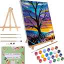 Qoosea Paint by Numbers Kit for Adult : The Tree of Life DlY Paint by Number for Adults with Frame Painting Kit for Beginners Adults Fun Number Painting Art for Home Decor Relaxing Gift 9.512inch
