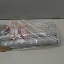 Retractable Baby Gate for Stairs, 55" Wide Mesh Dog Gate Indoor, 34" Tall Child Gate for Doorways, Hallways, Deck, Indoor Outdoor Pet Baby Safety Essentials for Home, Grey (Gray)