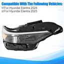 92012-AA740 Right LED Headlight Fit For Hyundai Elantra 2024-2025