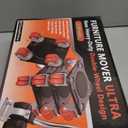 WOUOW Furniture Mover Ultra with 8 Wheels  Upgraded Double-Wheel Design, Carbon Steel Panel Heavy Duty Dolly with Lifter, Max Load 2200 LBS, More Stable & Smoother Moves (5.55.5 in)