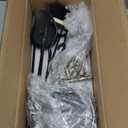 Lichamp Fireplace Tools Set, 5-Pieces Indoor Outdoor Sturdy Fire Place Poker Sets with Retro Gold Handle, FTS45GD