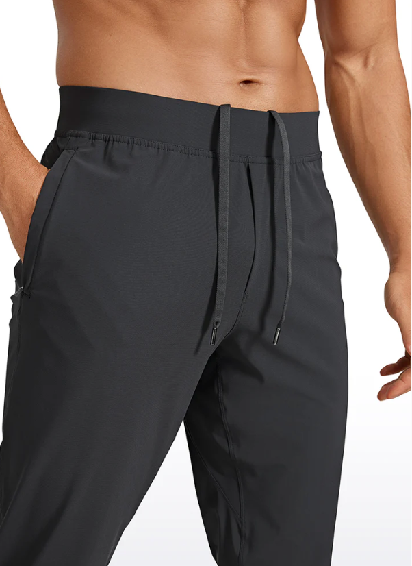 CRZ YOGA Women's Lightweight Workout Joggers 27.5" - Travel Casual Outdoor Running Athletic Track Hiking Pants with Pockets Size XL