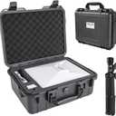 XTAR Starlink Mini Hard Case Set with Starlink Mini Tripod Stand,Waterproof Portable Carrying Case for Starlink Mi ni Dish and Accessories, Ideal for Travel and Camping, Small