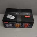 Bodum 10oz Bistro Double Wall Insulated Mug, High-Heat Borosilicate Glass, Set of 6, Clear