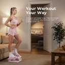 Sunny Health & Fitness Mini Steppers with Digital Monitor and Resistance Bands, Compact Low-Impact Cardio Machines for Home Workouts
