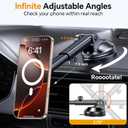 Coolpow for MagSafe Car MountWindshield+Vent+Dash Magnetic Phone Holder for Car Phone Holder Mount Cell Phone Holders for Your Car Accessories Gifts for Mothers Day Phone Holder for iPhone 17 16 15
