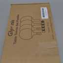 Glymnis Ping Pong Paddles Set Table Tennis Rackets with Balls, Storage Case for Indoor Outdoor Table Tennis Paddle Game Accessories