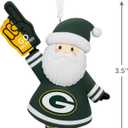 Hallmark NFL Green Bay Packers Santa Fan Christmas Ornament, Gifts for Sports Fans