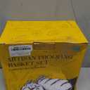 Banneton Bread Proofing Basket Banneton Basket Set Sourdough Proofing Basket Round Proofing Bowls Handmade Rattan Baskets and Liners (Round 9 inch Baking Set)