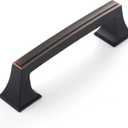 Amerdeco 10 Pack Oil Rubbed Bronze Cabinet Pulls 3 Inch(76mm) Hole Center Cabinet Hardware Kitchen Cabinet Handles for Bathroom Drawer Pulls Dresser Pulls ZH0010