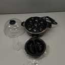 Dash Rapid Egg Cooker - Boiler, Poacher & Steamer - Includes Measuring & Recipe Guide - Dishwasher Safe - BPA Free - Holds 7 Eggs, Black