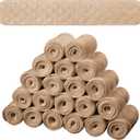 Toulite 20 Pcs Bra Liners for Sweat 18x3 Inch 3 Layer Washable Rectangle Cotton Under Breasts Pads for Women Absorb Sweating (Medium, Khaki)