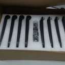 JL Aluminum Door Hinge Kit Compatible with 2018-2025 Jeep Wrangler JL JLU & Gladiator JT Unlimited Rubicon Sahara Sports Accessories, Original Factory Hinges Sleeve Replacement, 8Pcs, Black