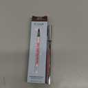 Microfilling Eyebrow Pen, Microblading-Inspired 4 Tip Brow Pencil, Water-Resistant Brow Filling Pen for Natural Hair-Like Brows, Fine Tip Brow Shaping Pen, Helps Define & Fill Sparse Brows, Dark Brown