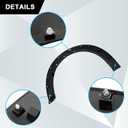 Mazda CX-3 2016-2022 2.0L l4 Front Left Fender Trim Arch Molding Trim, Black Plastic, MA1290104 D10E51W30C