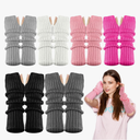Berlune 5 Pairs Arm Kawaii Warmers Sleeves Cute Y2k Harajuku Japanese Style for Women Girls Lolita Costume School, 5 Colors