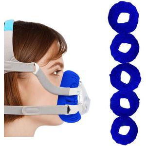 CPAP Mask Liners, CPAP Mask Covers Pads Full Face - for Most CPAP Full Face Nasal Masks Reusable [5 Pack]