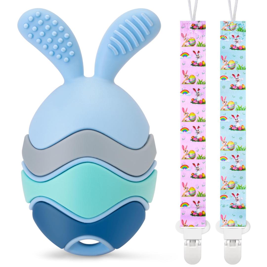 Teething Toy with Easter Egg Bunny