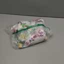 Soimoi Velvet Fabric Flower & Leaves Watercolor Printed Craft Fabric by the metre 58 Inch Wide