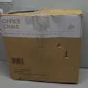 Urban Lifestyle Computer Office Rolling Swivel Task Desk Chair with Mesh Backrest and Caster Wheels, White with White Legs